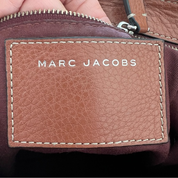 ♦️SOLD♦️MARC JACOBS Maverick Pebble Leather Flap w Suede Ties Saddle Shoulder - Picture 14 of 16